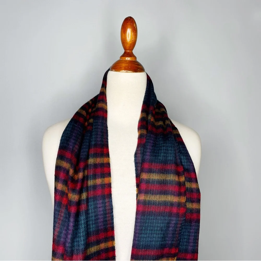 VINTAGE // Christian Dior Tartan Scarf